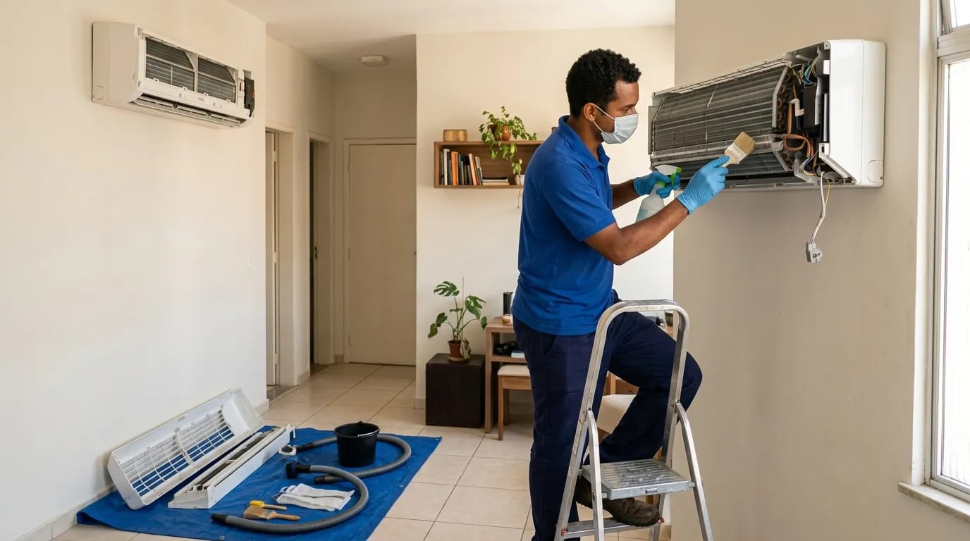 Limpeza da evaporadora em Vitória da Conquista‑BA
